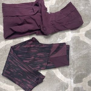 Lululemon Athletica hoodie track suit